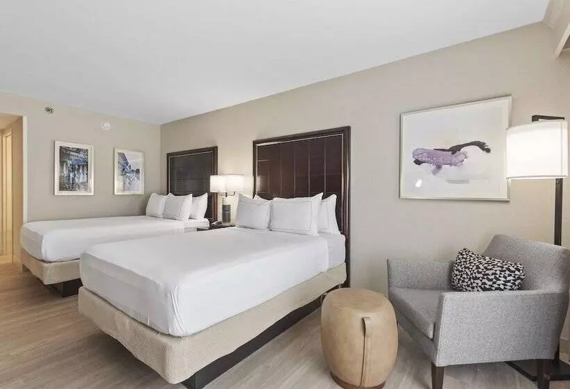 ２ダブルベッドのスタンダードルーム, Doubletree By Hilton Columbus