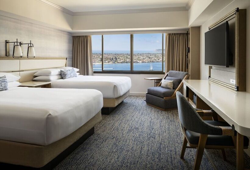 غرفه قياسيه سريرين مزدوجين, San Diego Marriott Marquis And Marina