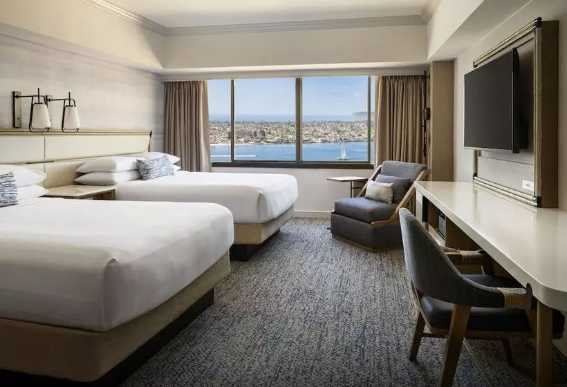 اتاق استاندارد با 2 تخت دوبل, San Diego Marriott Marquis And Marina