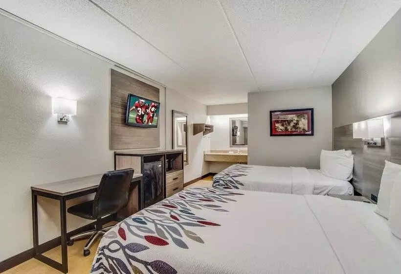 ２ダブルベッドのスタンダードルーム, Red Roof Inn Columbia East  Ft Jackson