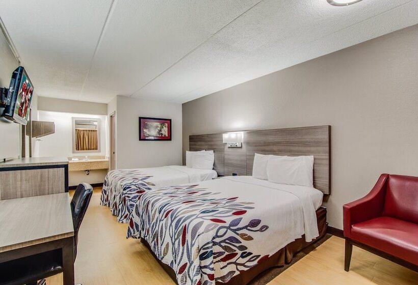 Quarto Estandar 2 Camas Casal, Red Roof Inn Columbia East  Ft Jackson