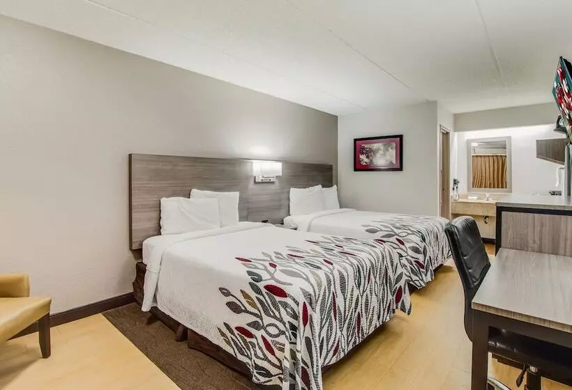 ２ダブルベッドのスタンダードルーム, Red Roof Inn Columbia East  Ft Jackson