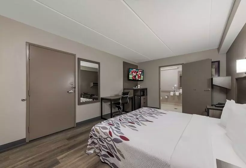 Deluxe-huone Soveltuu Liikuntarajoitteisille, Red Roof Inn Hickory