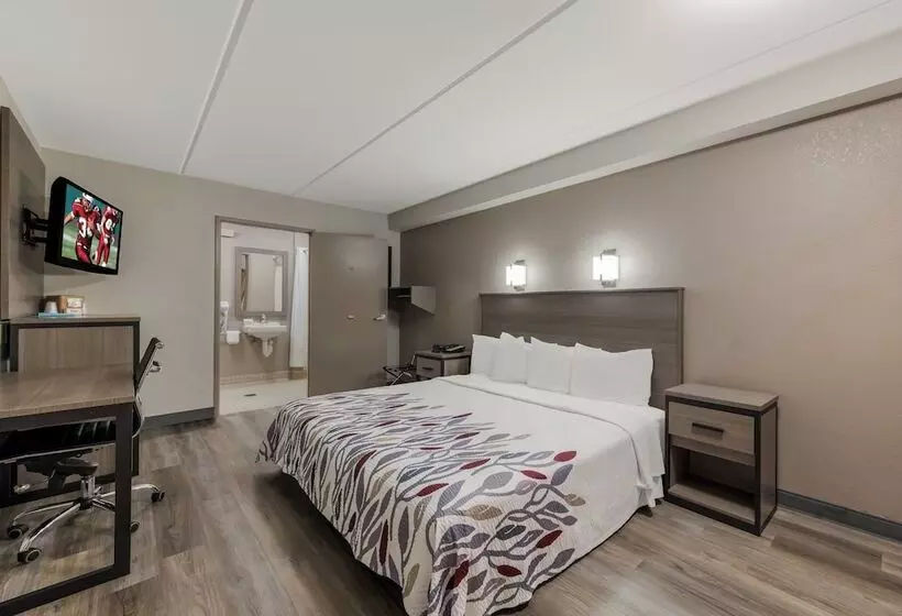 Deluxe-huone Soveltuu Liikuntarajoitteisille, Red Roof Inn Hickory