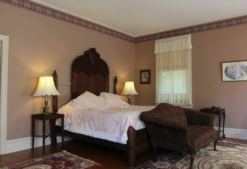 חדר דחוקס עם מיטת קינג, Corners Mansion Inn A Bed And Breakfast