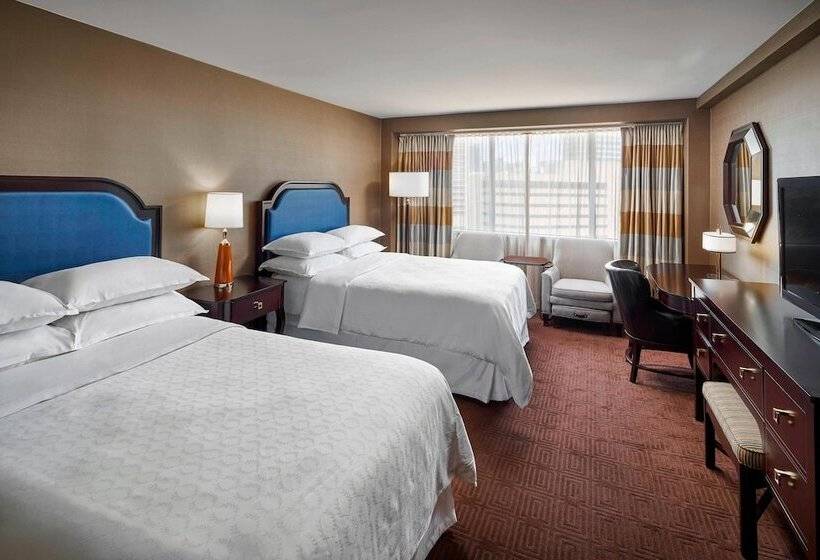 스탠다드 룸 더블 침대 2개, Sheraton Inner Harbor