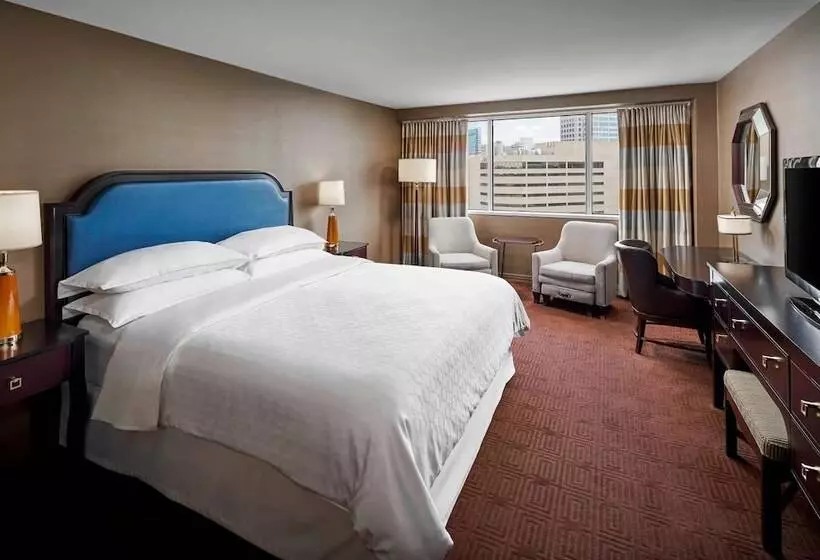 身障者適用ダブルベッド付きスタンダードルーム, Sheraton Inner Harbor