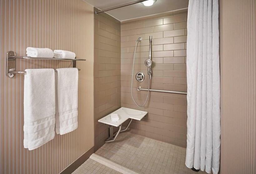 身障者適用ダブルベッド付きスタンダードルーム, Sheraton Inner Harbor