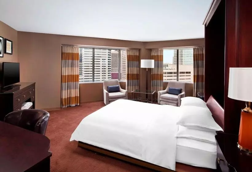 身障者適用ダブルベッド付きスタンダードルーム, Sheraton Inner Harbor