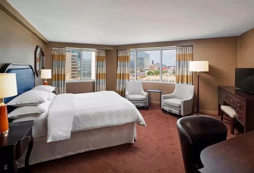 身障者適用ダブルベッド付きスタンダードルーム, Sheraton Inner Harbor