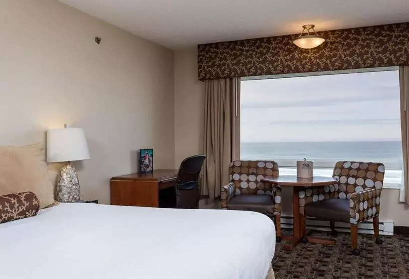 キングサイズベッドのスタンダードルーム, Shilo Inns Newport Oceanfront