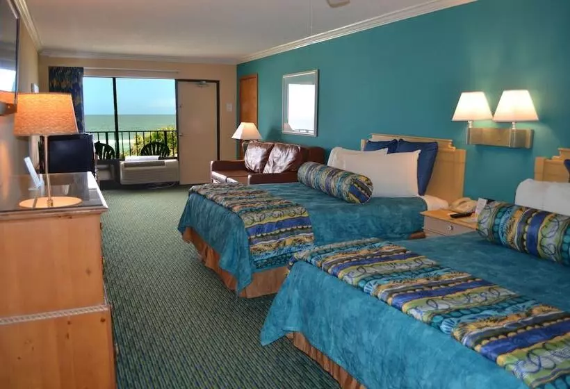 ２ダブルベッドのスタンダードルーム, Sun Viking Lodge  Daytona Beach