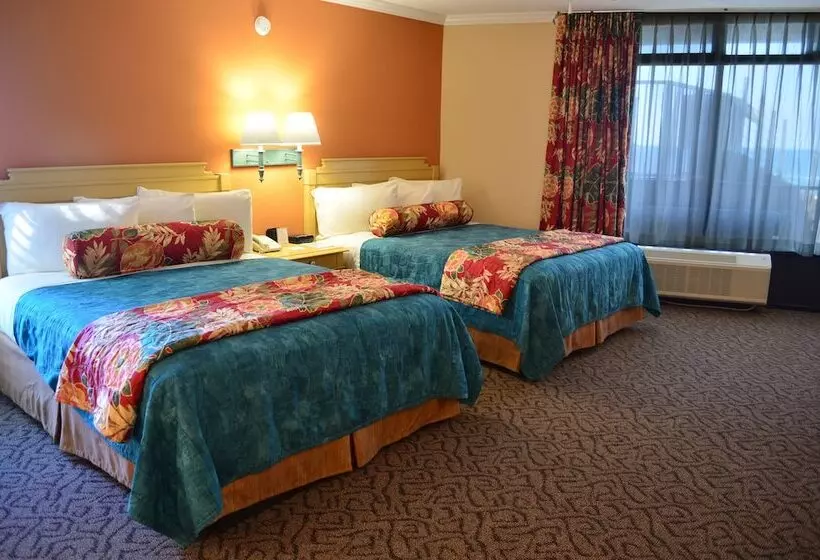 ２ダブルベッドのスタンダードルーム, Sun Viking Lodge  Daytona Beach