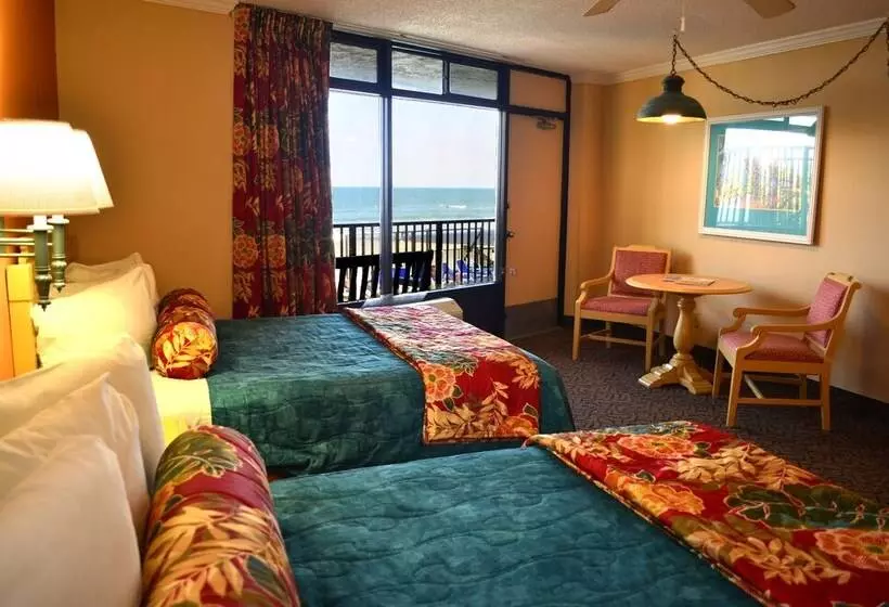 ２ダブルベッドのスタンダードルーム, Sun Viking Lodge  Daytona Beach