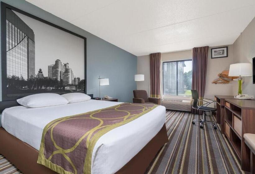豪华房间, Super 8 By Wyndham Bloomington/airport