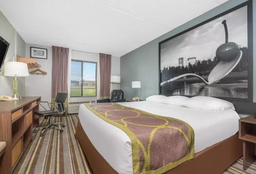 اتاق استاندارد برای معلولان, Super 8 By Wyndham Bloomington/airport