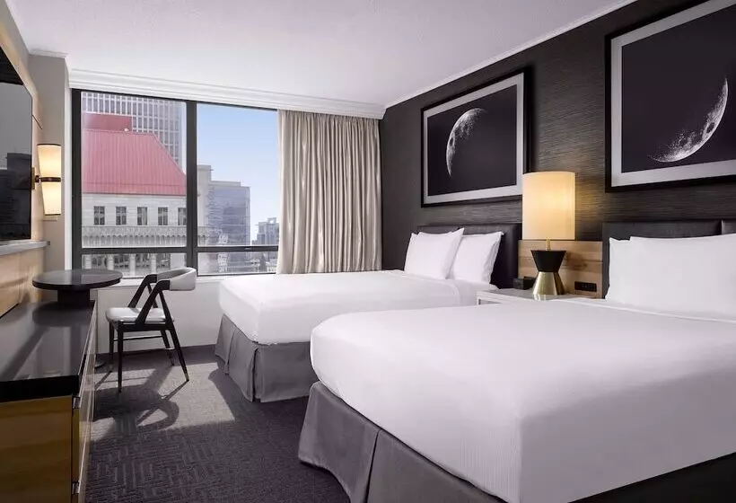 ２ダブルベッドのスタンダードルーム, Hilton Portland Downtown