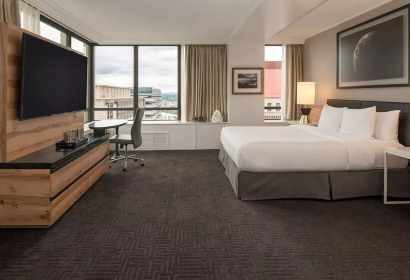 ダブルベッドのスタンダードスタジオ, Hilton Portland Downtown