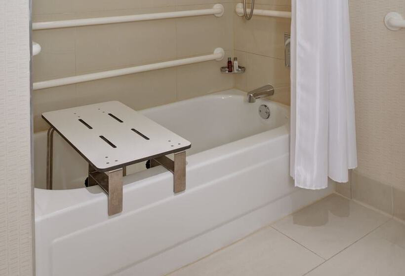 带2个双人床的标准工作室, Detroit Metro Airport Marriott