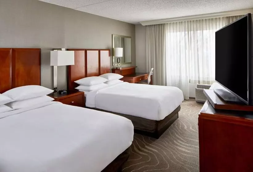 اتاق استاندارد با 2 تخت دوبل, Detroit Metro Airport Marriott
