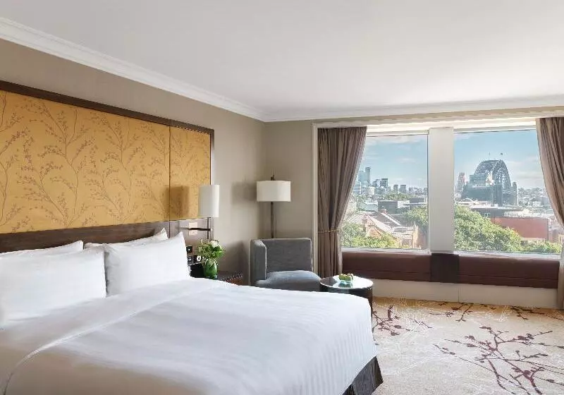 キングサイズベッドのデラックスルーム, Shangrila Sydney
