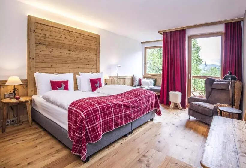 اتاق سوپریور با چشم‌انداز باغ, Kitzhof Mountain Design Resort, 4 Sterne Superior