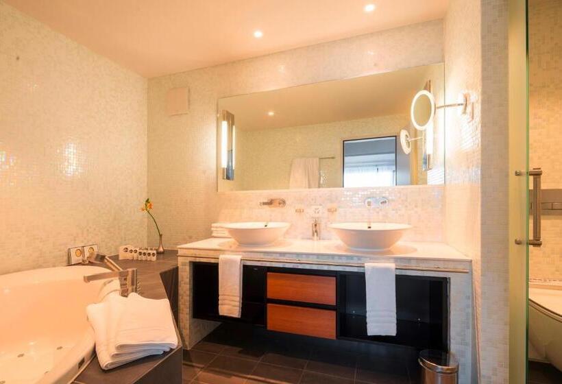 חדר דלוקס עם מרפסת, Hof Weissbad