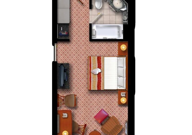 Стандартный Номер Кровать Кинг, Leipzig Marriott