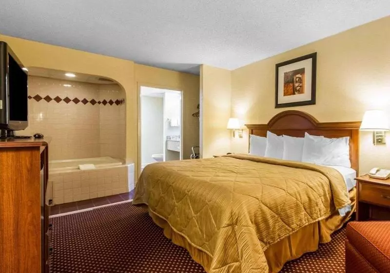 キングサイズベッドのスタンダードルーム, Quality Inn Oak Grove Fort Campbell