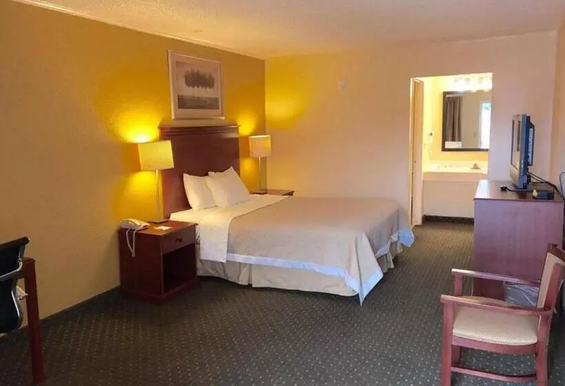 キングサイズベッドのスタンダードルーム, Alamo Inn