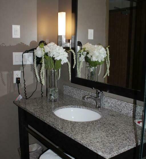 מיטת קינג בסוויטה, Ramada Plaza By Wyndham Niagara Falls