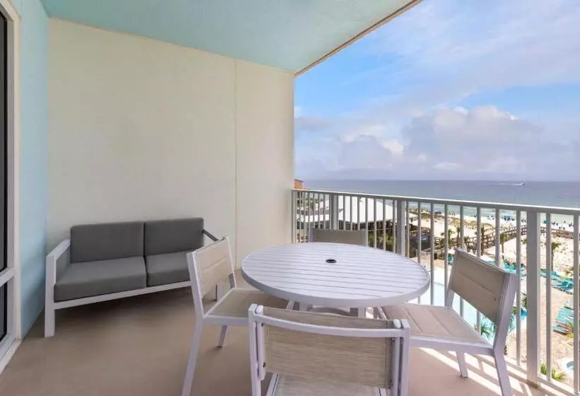 オーシャンビュースタンダードルームバルコニー付き, Fairfield By Marriott Inn & Suites Pensacola Beach