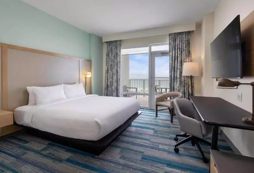 オーシャンビュースタンダードルームバルコニー付き, Fairfield By Marriott Inn & Suites Pensacola Beach