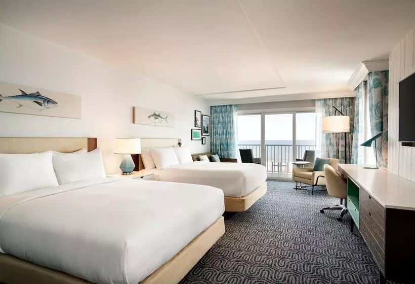 オーシャンビューのプレミアムルーム。, Doubletree By Hilton Ocean City Oceanfront