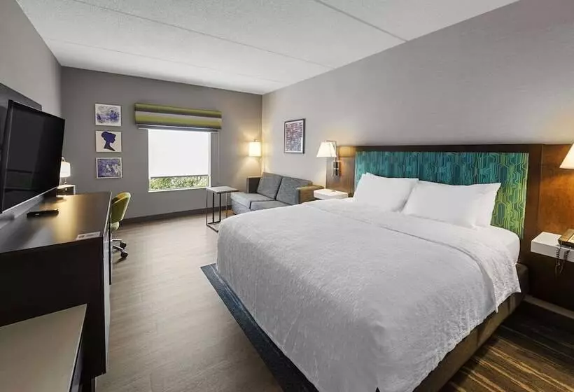 キングサイドベッドのスタンダードワンルーム, Hampton Inn Nanuet