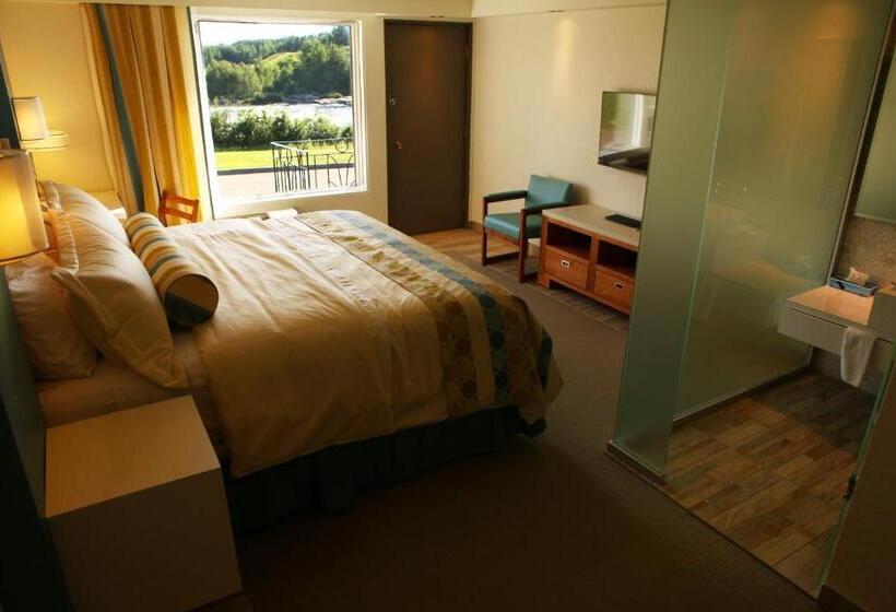 キングサイズベッドのスタンダードルーム, Motel Chute Des Pères