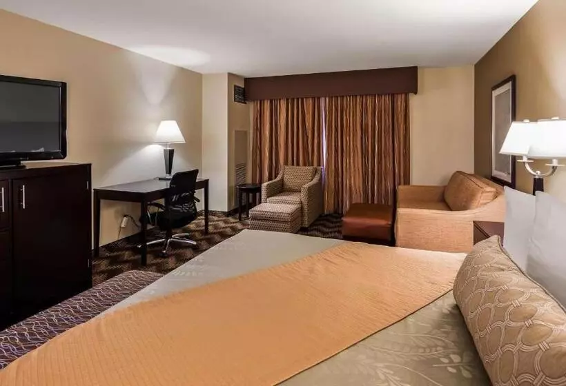 キングサイズベッドのスタンダードルーム, Best Western Plus Gold Country Inn