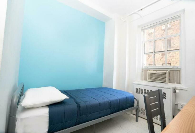 اتاق استاندارد یک تخته با سرویس بهداشتی مشترک, West Side Ymca