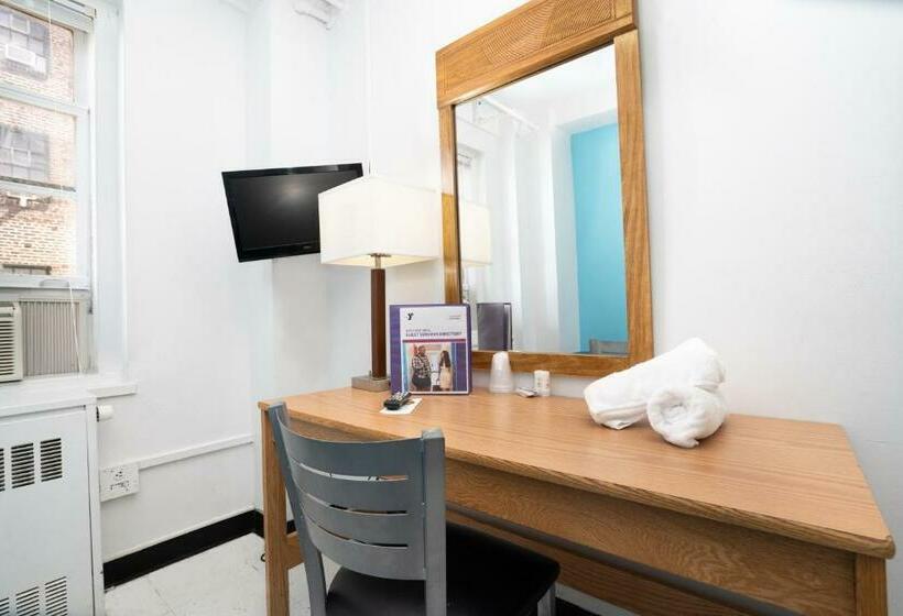 اتاق استاندارد یک تخته با سرویس بهداشتی مشترک, West Side Ymca
