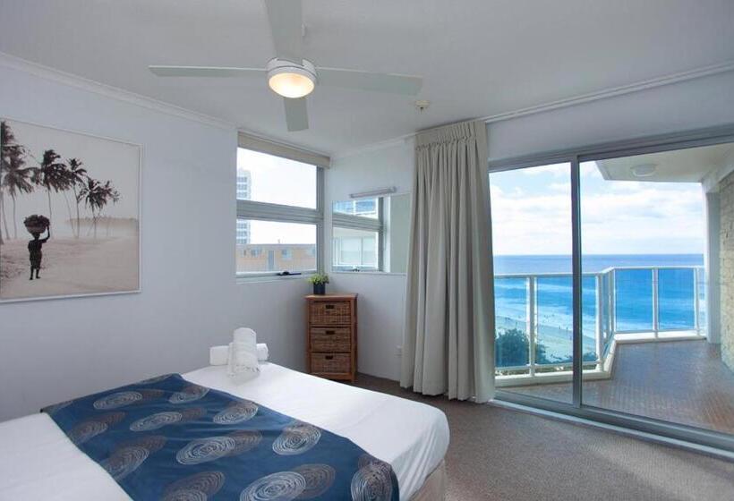 침실 2개 수피리어 아파트, Grosvenor Beachfront Apartments Surfers Paradise