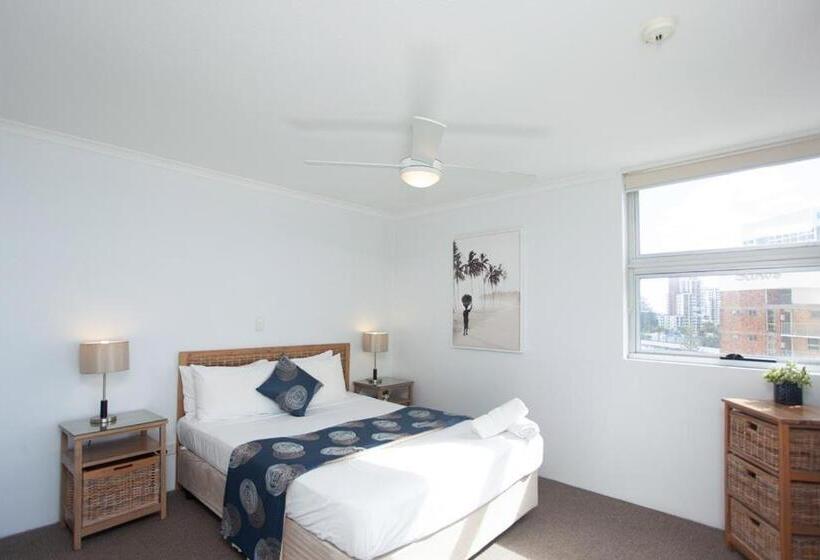 带2个卧室的高级公寓, Grosvenor Beachfront Apartments Surfers Paradise