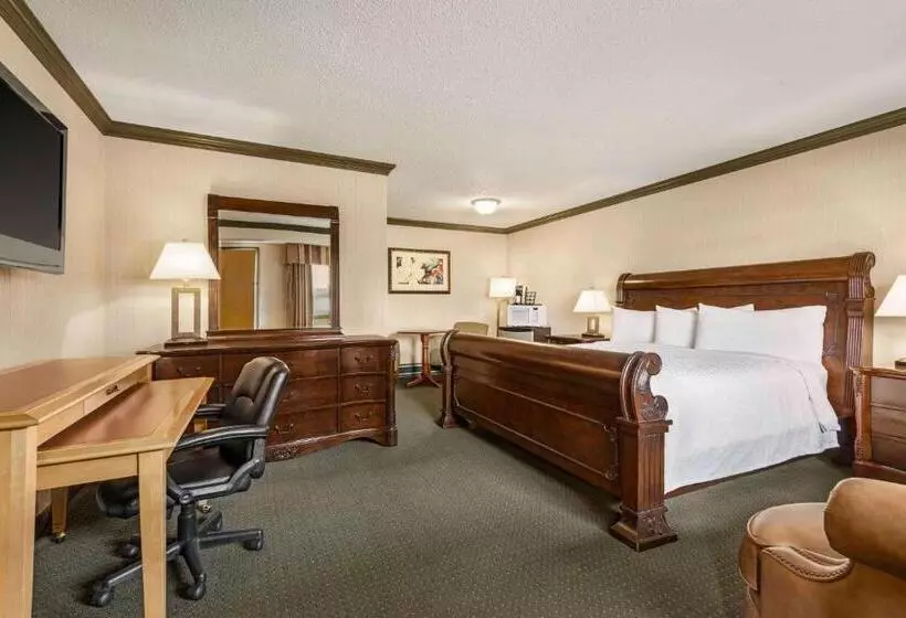 キングサイズベッドのスタンダードルーム, Travelodge By Wyndham Dawson Creek