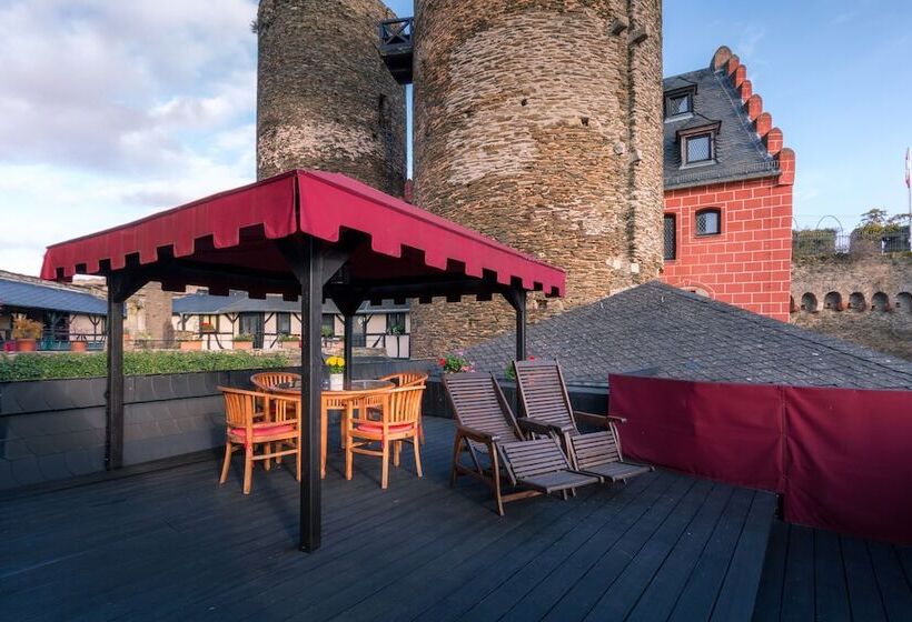 标准间带阳台, Burghotel Auf Schönburg