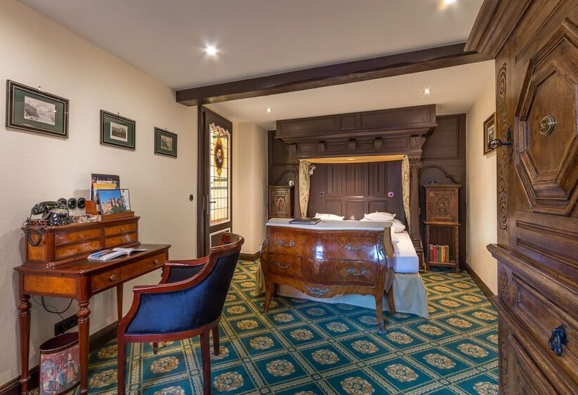 标准间带阳台, Burghotel Auf Schönburg