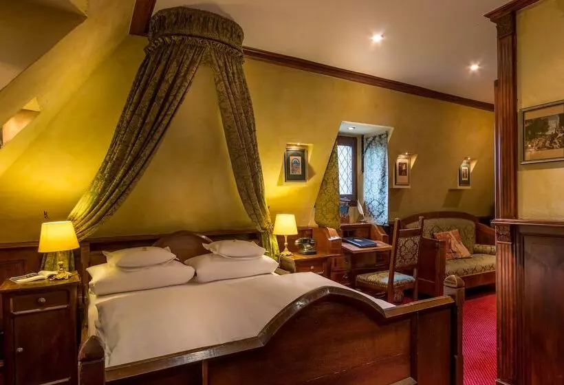 景色の見えるスーペリアルーム, Burghotel Auf Schönburg