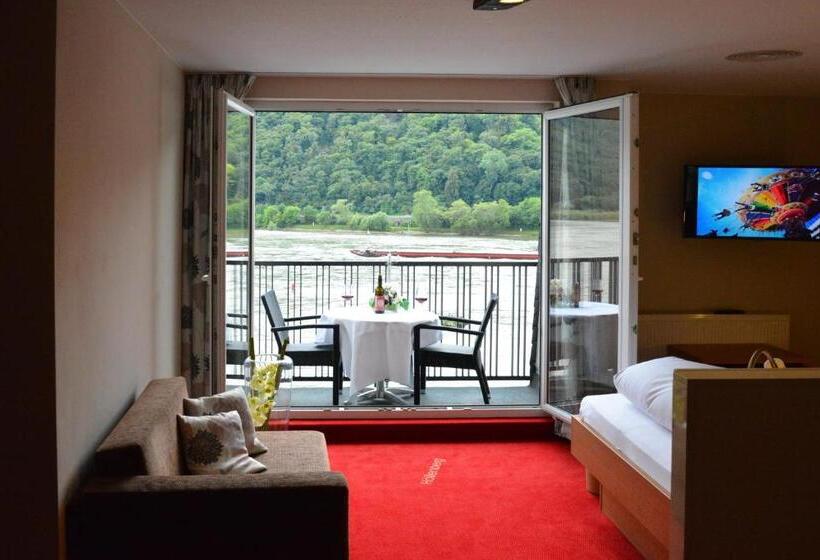 غرفة ديلوكس, Rheinhotel Lamm