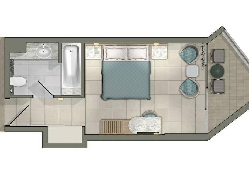 חדר סטנדרט נוף לים, Aquila Porto Rethymno