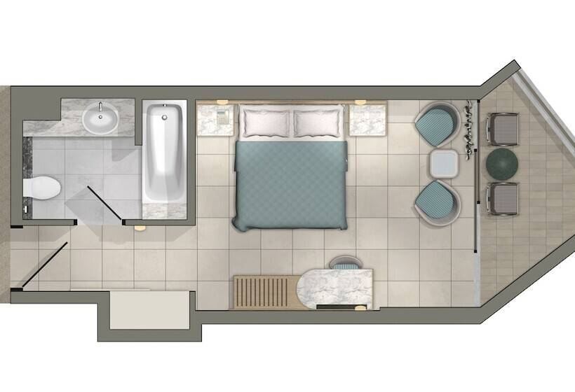 חדר קלאסי עם נוף עירוני, Aquila Porto Rethymno