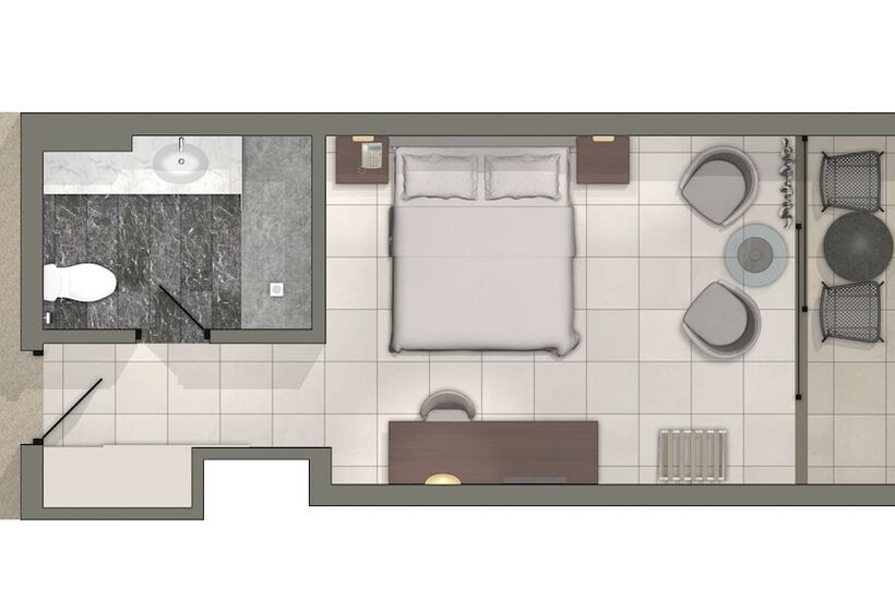 חדר סופריור נוף לים, Aquila Porto Rethymno