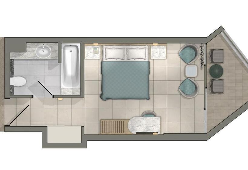 חדר קלאסי עם נוף עירוני, Aquila Porto Rethymno